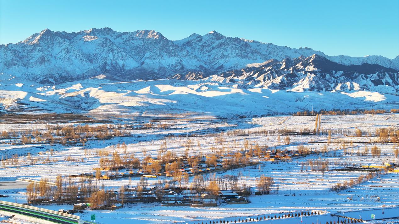 【大美甘肃】甘肃民乐：祁连山下的冬日画卷