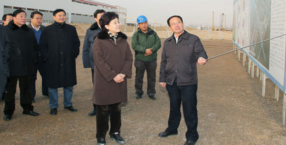 咸辉副省长考察兰石工作