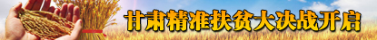 甘肃精准扶贫大决战