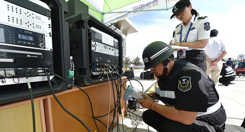 西北地区应急通信大比武(高清组图)