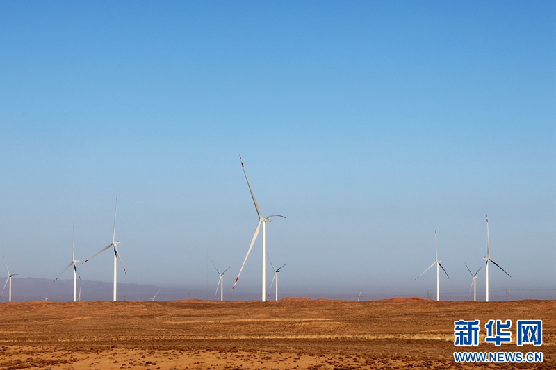 甘肅張掖：風電基地加快建設