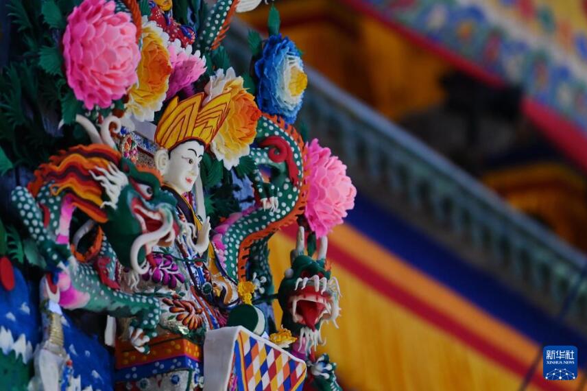 “世界藏學府”拉卜楞寺舉辦酥油花燈展
