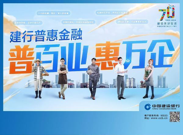 建行普惠金融 普百业 惠万企