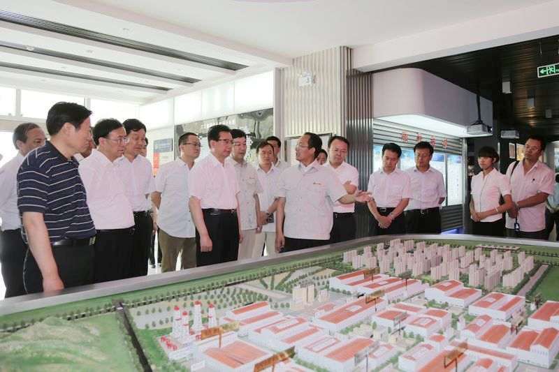 甘肃省政协主席冯健身莅临兰石集团调研